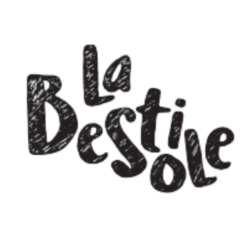 Logo noir "La bestiole"