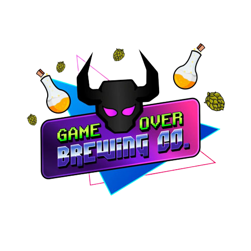 logo en couleur de game over brewing co