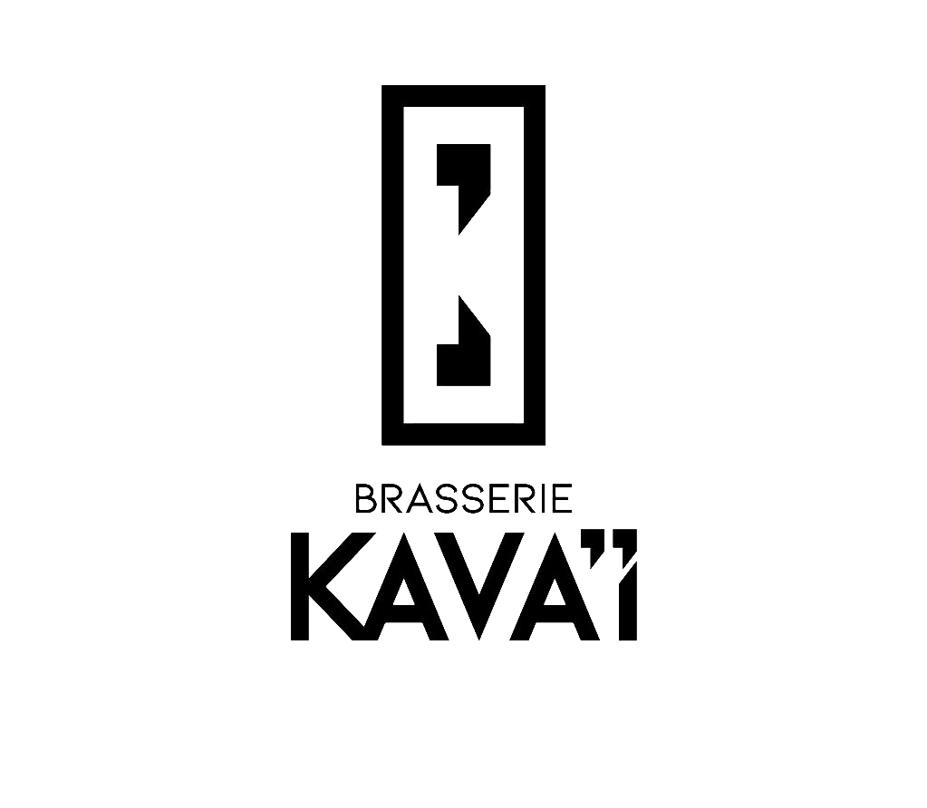 Logo noir de la brasserie KAVA'I