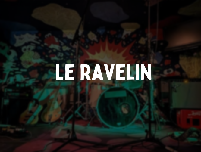 logo le ravelin sur un fond flouter