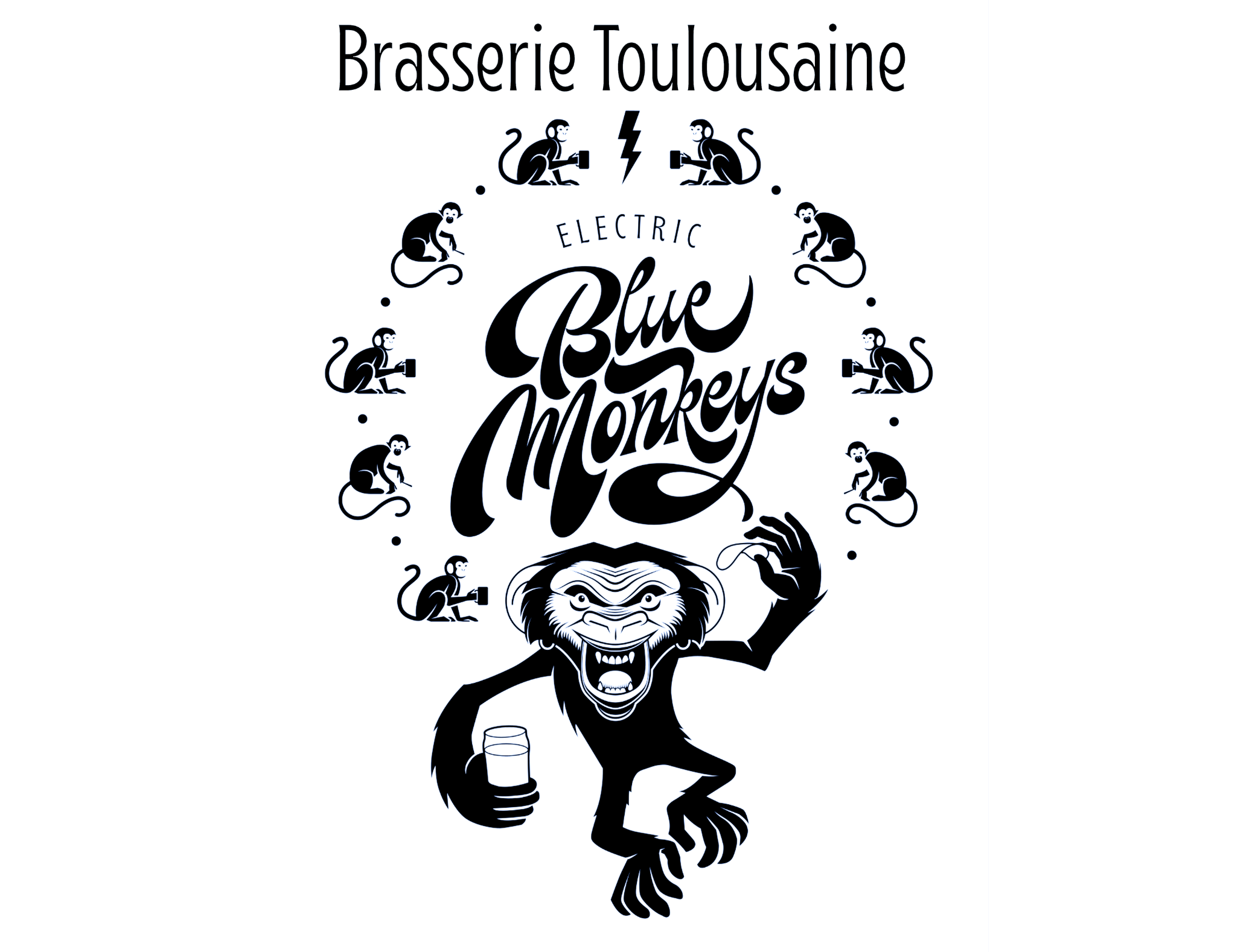 Electric Blue Monkeys